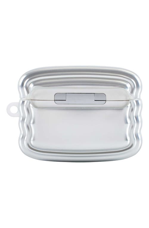 Auramma Wavy Airpods Pro 2 Case In Silver
