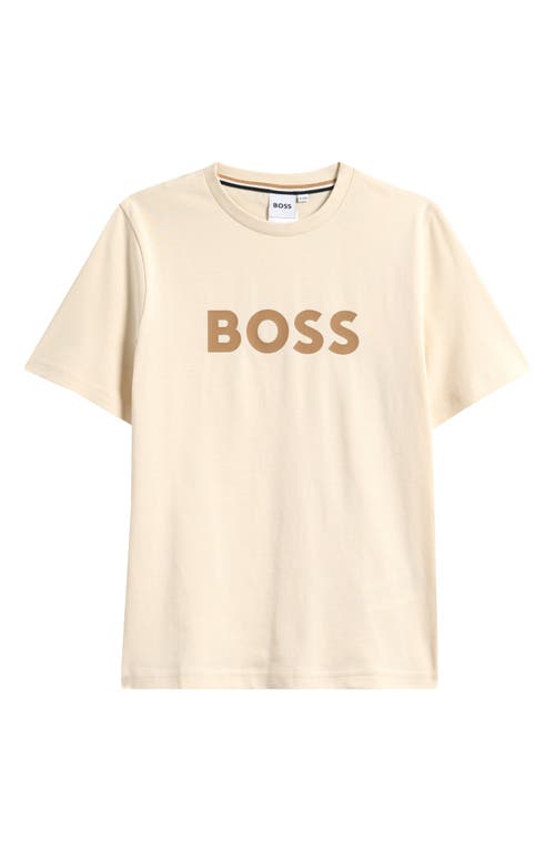 Bosswear Cotton Logo T-shirt In Neutral