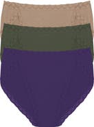 Natori Bliss 3-Pack French Cut Briefs