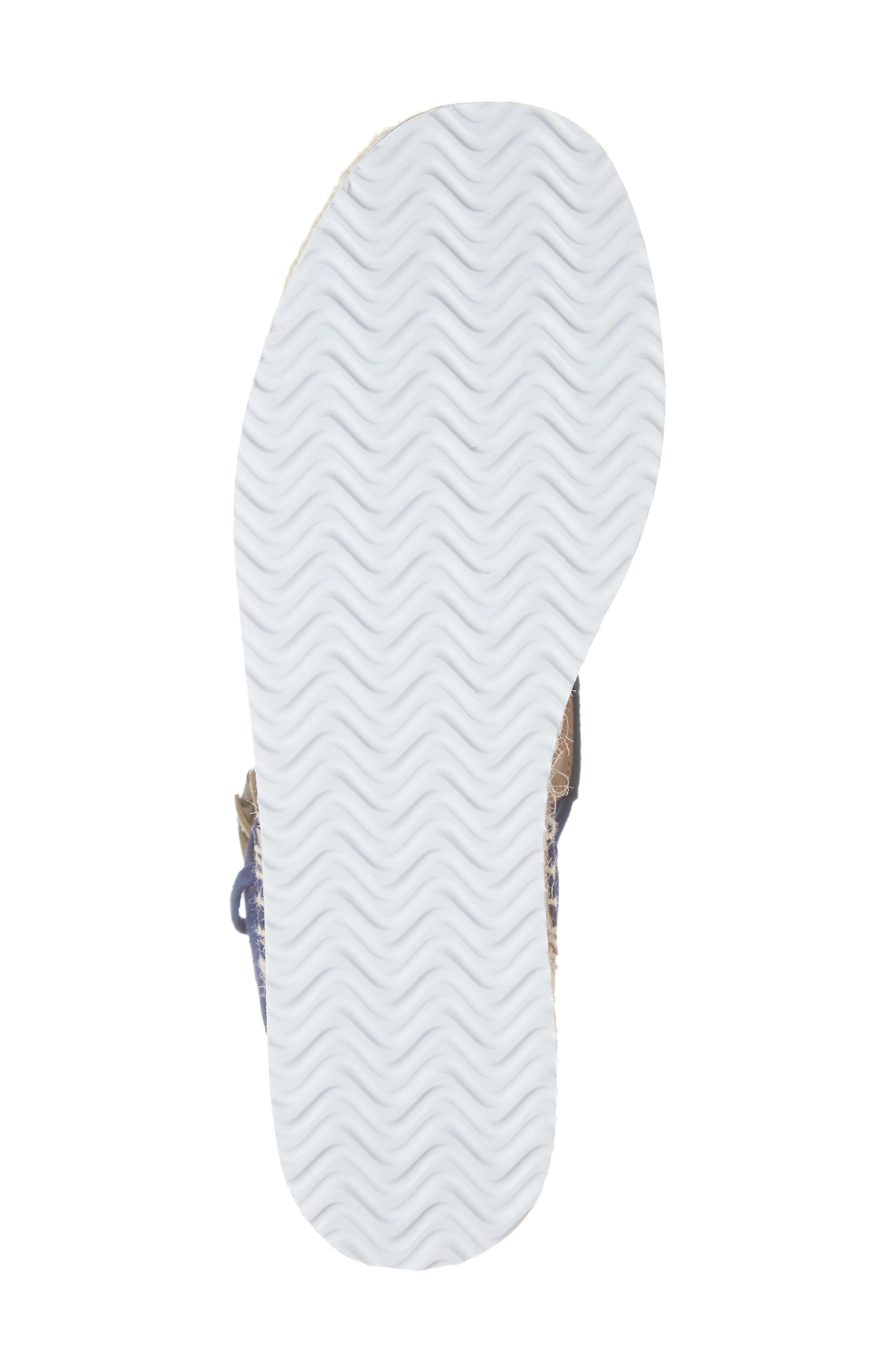 Areanna Strappy Espadrille Sandal, Alternate, color, COBALT SUEDE