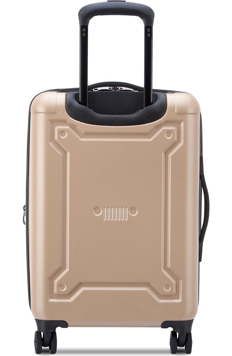 JEEP JH004C Carry-On 20 Inch Hardside Expandable Luggage with Spinner Wheels, Alternate, color, Beige