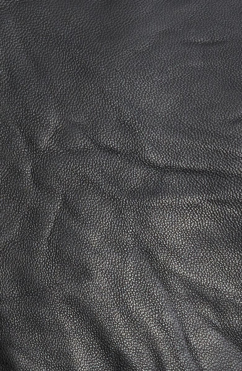 John Varvatos Ansel Crinkled Leather Jacket, Alternate, color, 