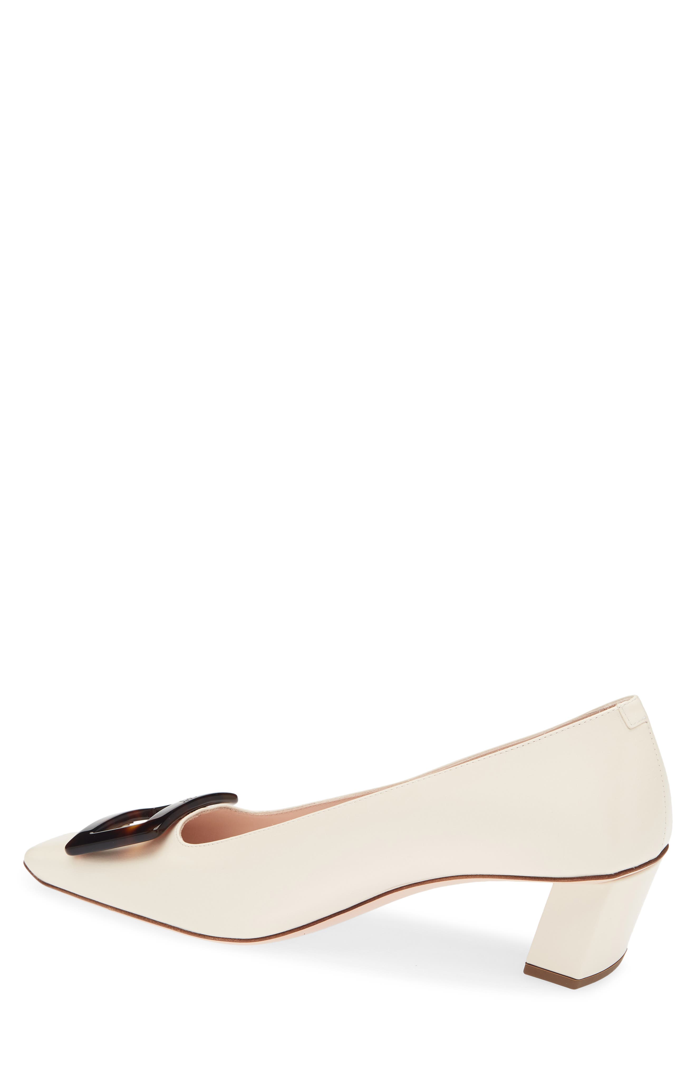 Belle Vivier Block Heel Pump, Alternate, color, CIRE