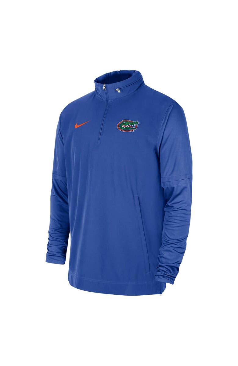 Nike Men's Nike Royal Florida Gators 2023 Coach Half-Zip Hooded Jacket, Alternate, color, Royal