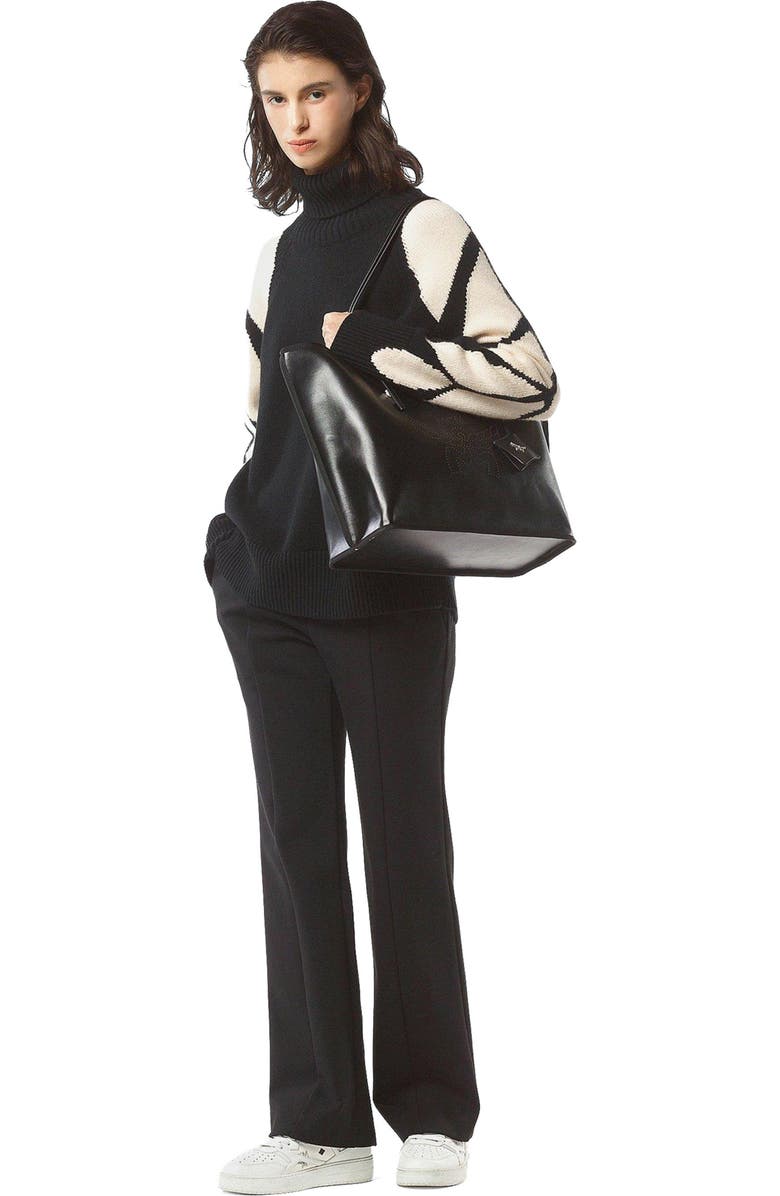 MCM Himmel Shopper in MIRUM®, Alternate, color, Black