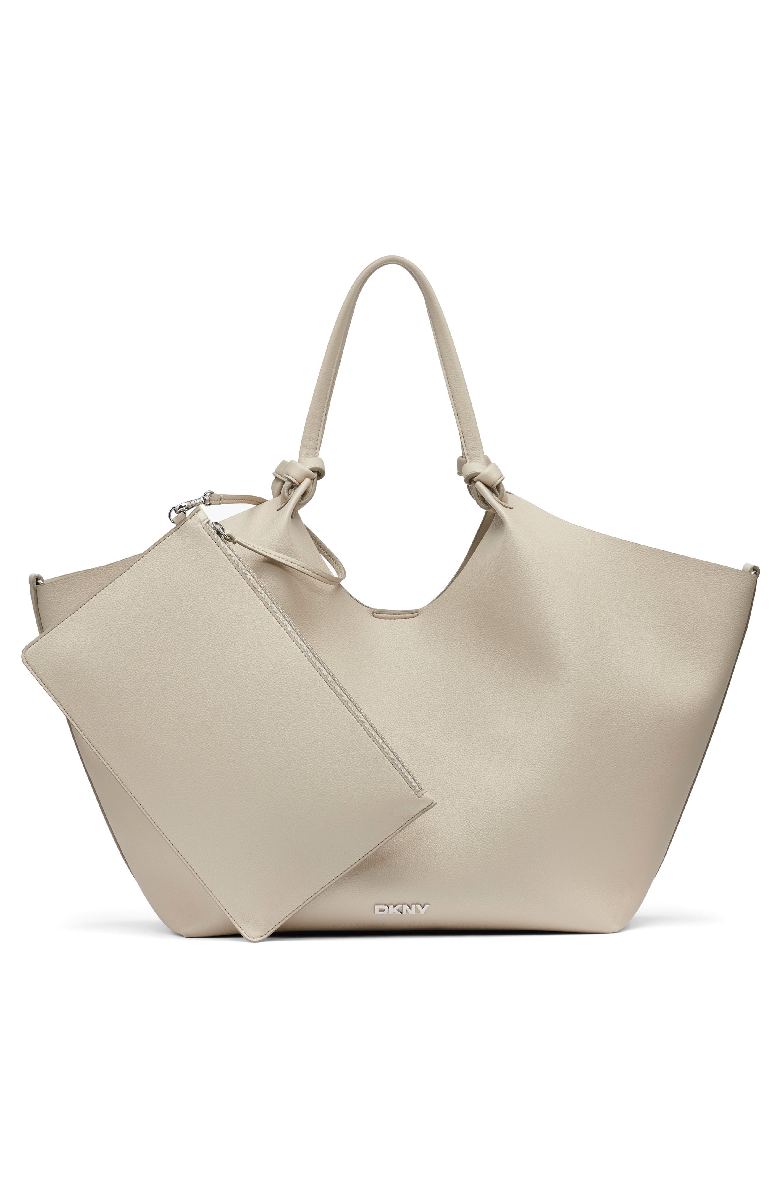 DKNY Paula Large Tote Bag, Alternate, color, Light Taupe