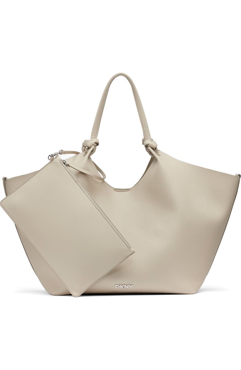 DKNY Paula Large Tote Bag, Alternate, color, Light Taupe