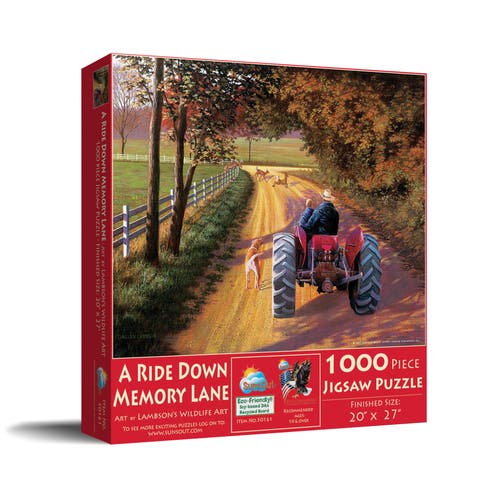 A Ride Down Memory Lane 1000 piece Jigsaw Puzzle for Adults