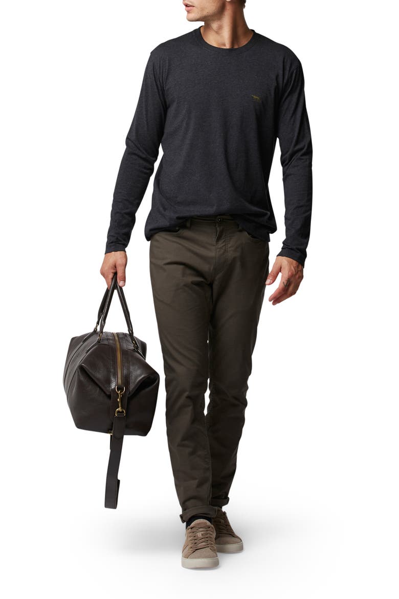 Gunn Long Sleeve T-Shirt, Alternate, color, CHARCOAL