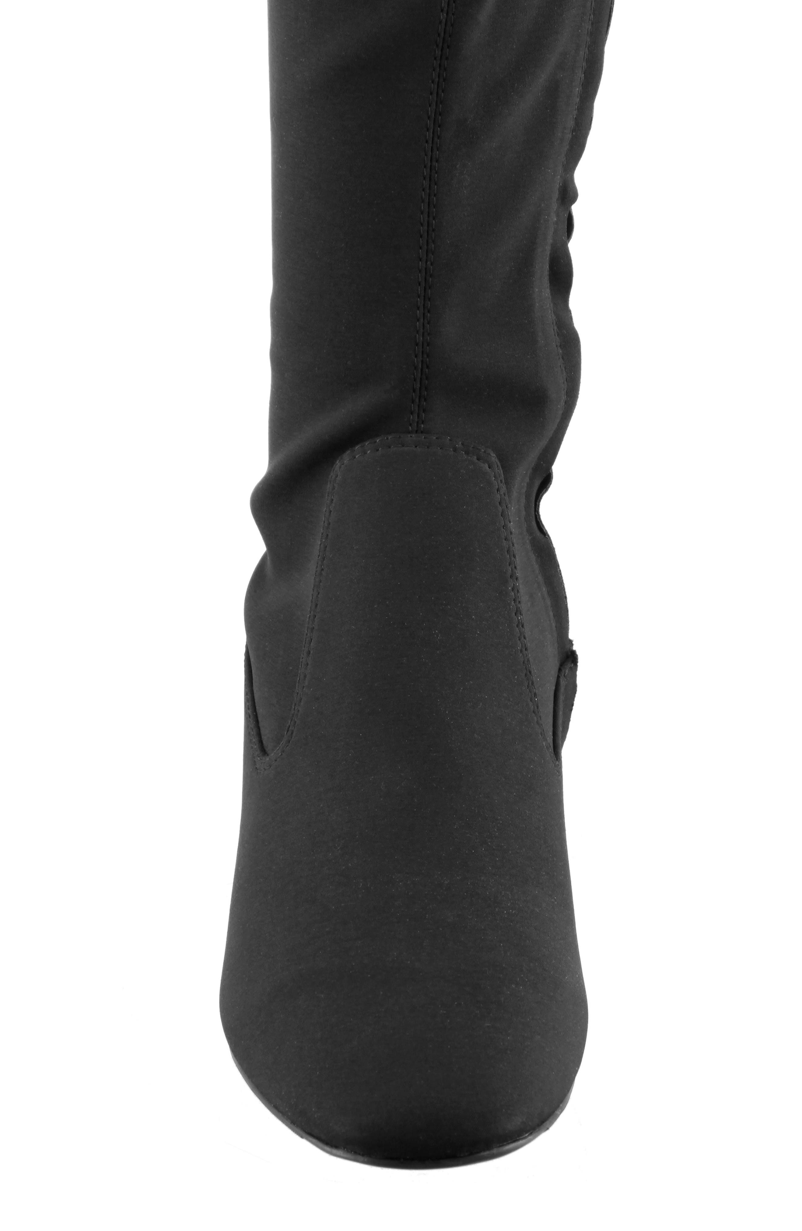 Nina Knee High Boot, Alternate, color, Black