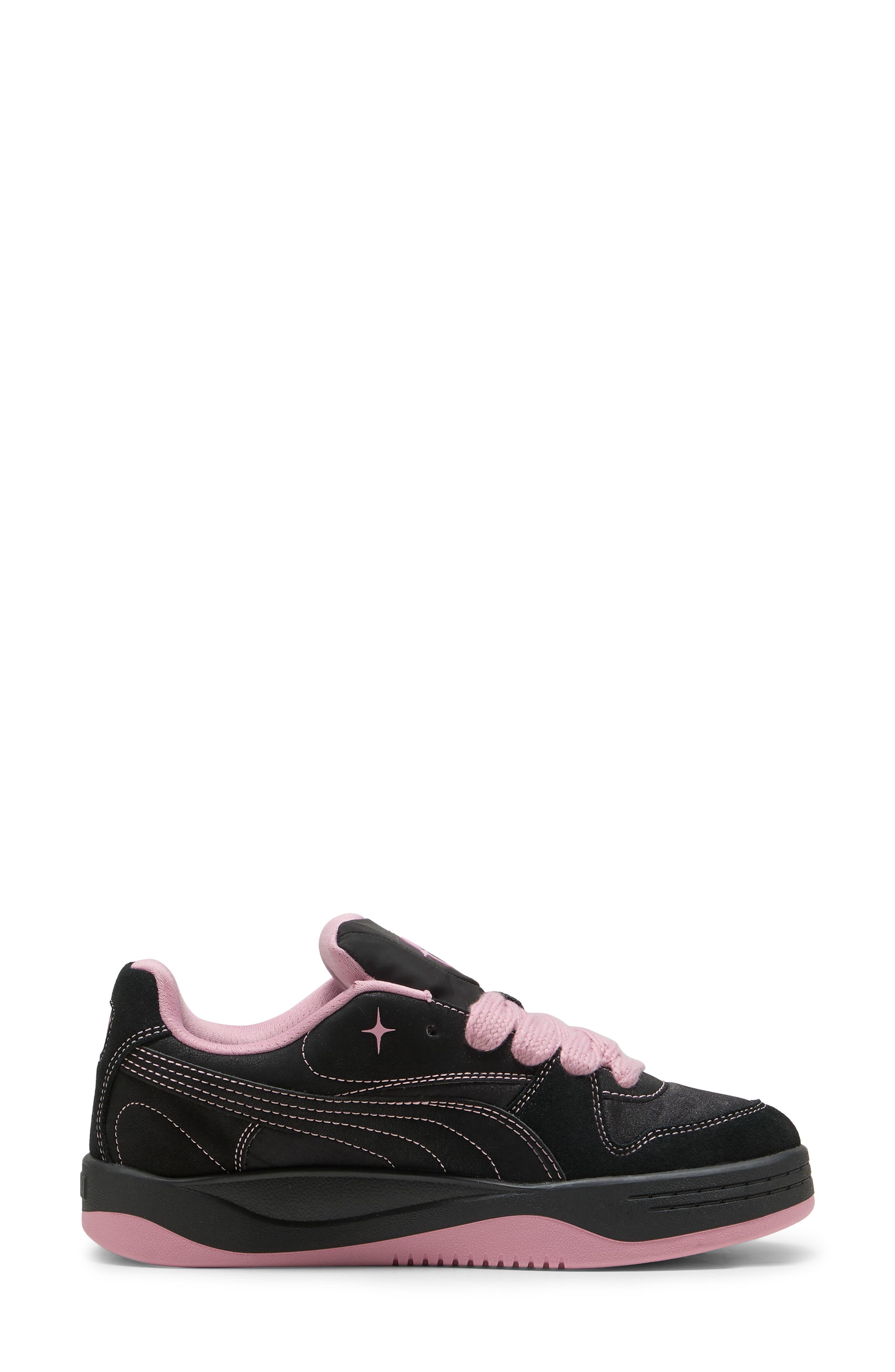 PUMA Park Luna Satin Sneaker, Alternate, color, Puma Black/ Poised Pink