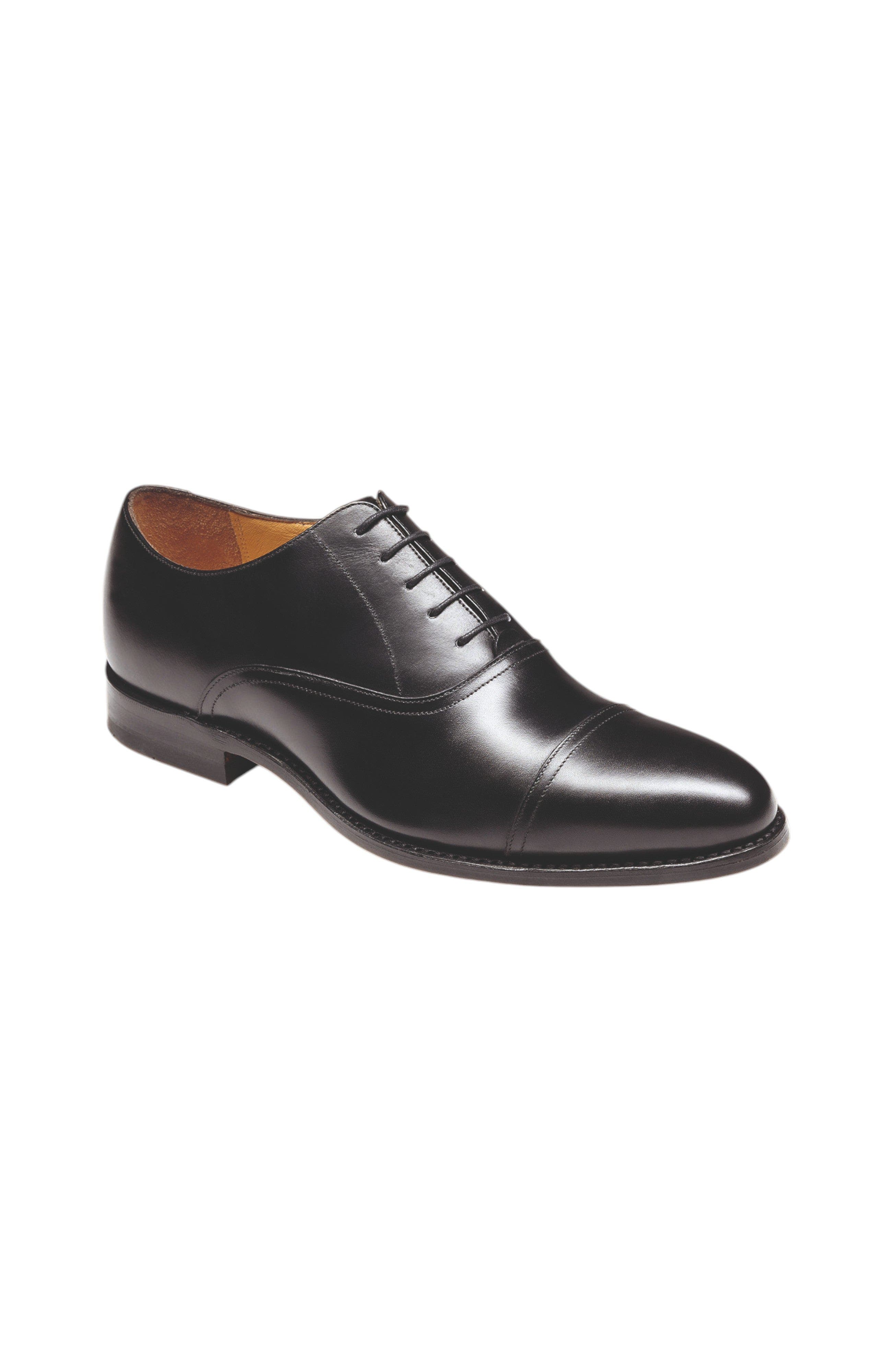 Leather Oxford Shoes, Alternate, color, Black
