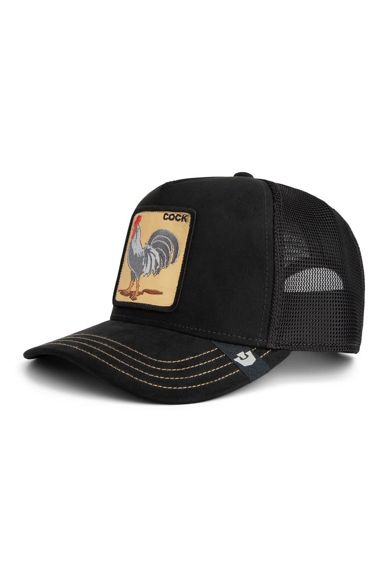 Golden Cock Snapback Trucker Hat, Main, color, VOID