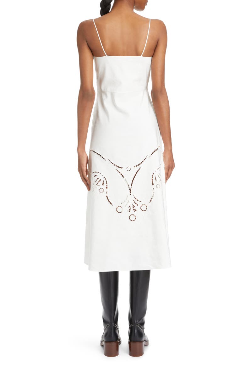 Embroidered Eyelet Sundress, Alternate, color, ICONIC MILK