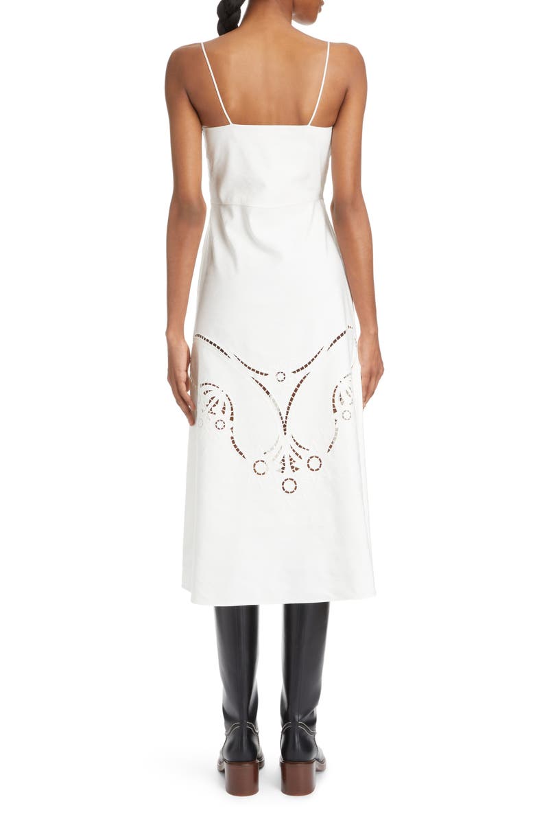 Chloé Embroidered Eyelet Sundress, Alternate, color, 