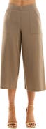 Nina Leonard Elastic Waist Culotte Pants
