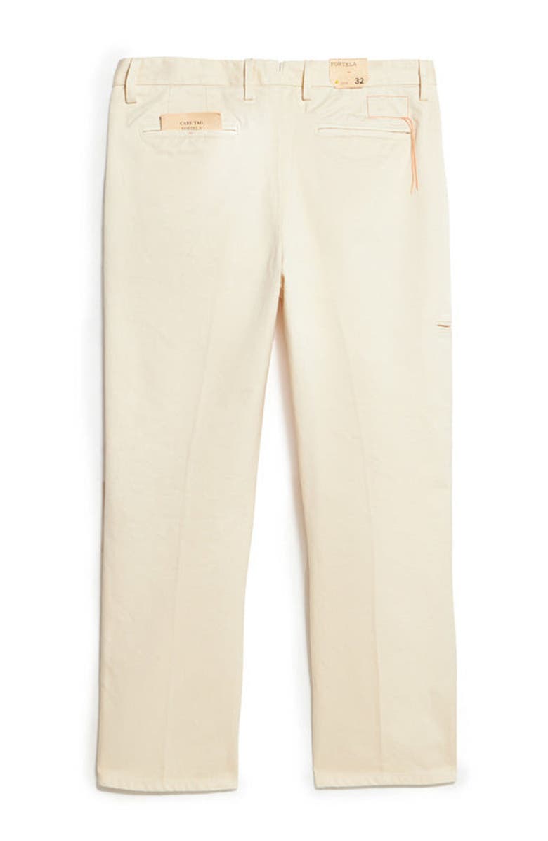 Fortela Pences Heavy Cotton Trousers, Alternate, color, Off White