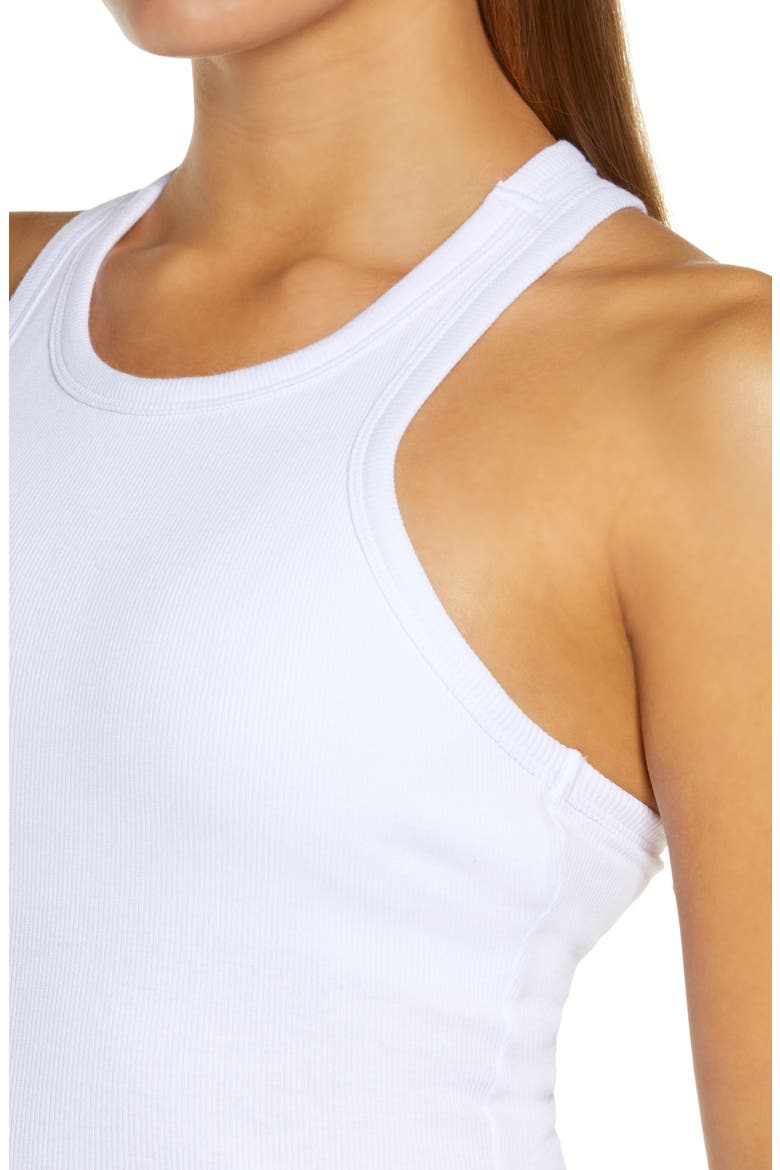 Aspire Rib Racerback Tank, Alternate, color, WHITE