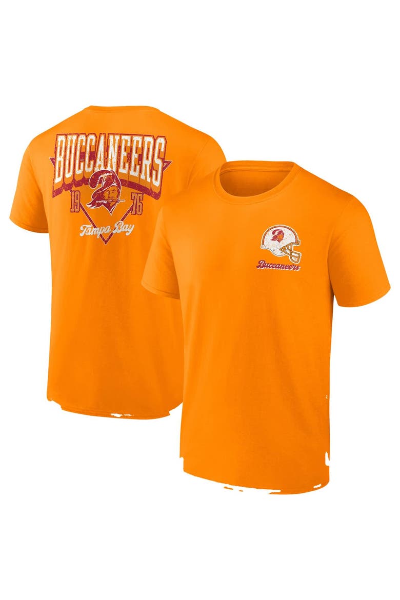 Men's Fanatics Orange Tampa Bay Buccaneers Big & Tall Throwback Logo T-Shirt, Alternate, color, Orange