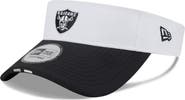New Era Men's New Era  White/Black Las Vegas Raiders 2025 NFL Training Camp Adjustable Visor