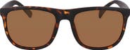 Cole Haan 58mm Plastic Rounded Square Polarized Sunglasses