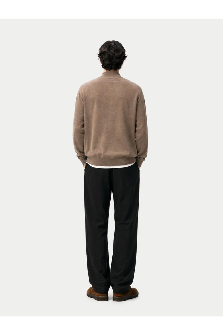 Timeless Full-Zip Cashmere Cardigan, Alternate, color, taupe