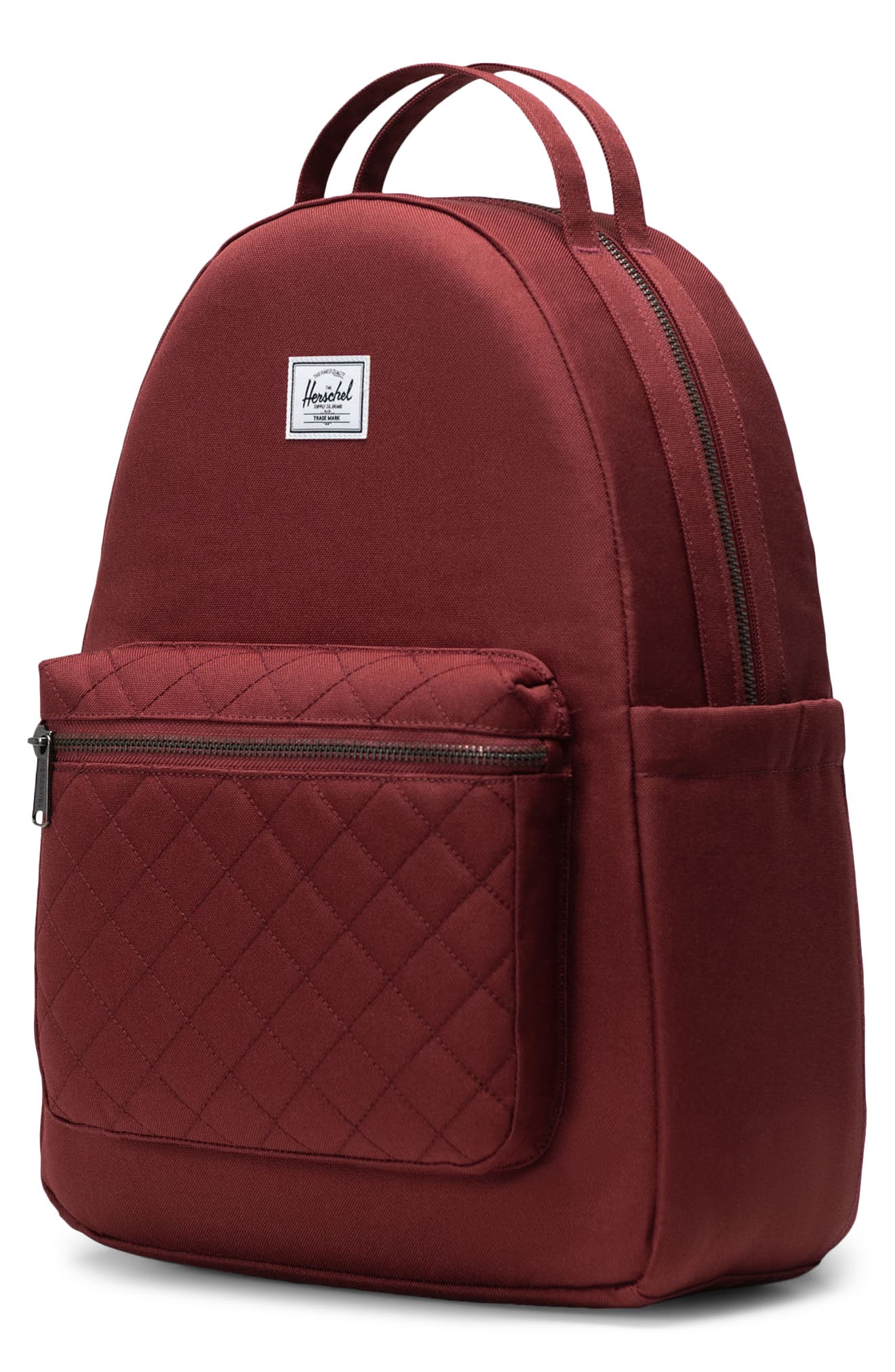 Herschel Supply Co. Nova Mid Volume Backpack, Alternate, color, Oxblood Red Quilted