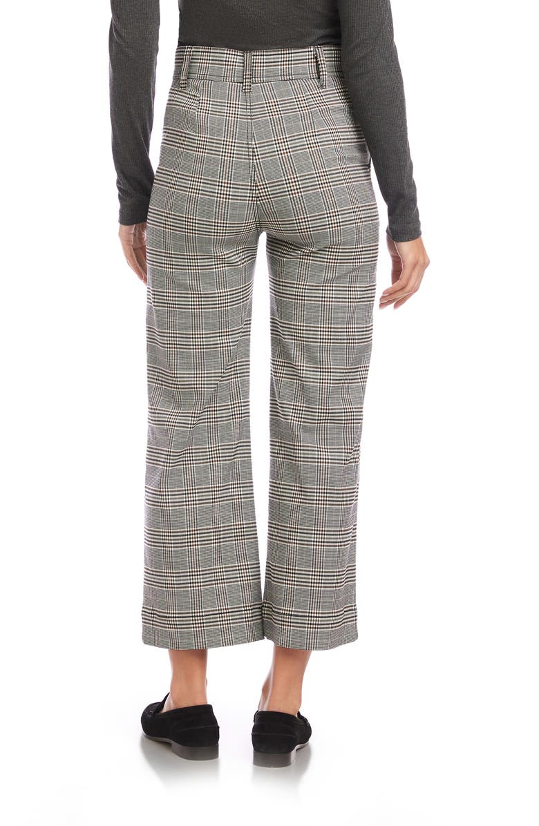 FIFTEEN TWENTY Rylee Wide Leg Crop Pants, Alternate, color, Plaid