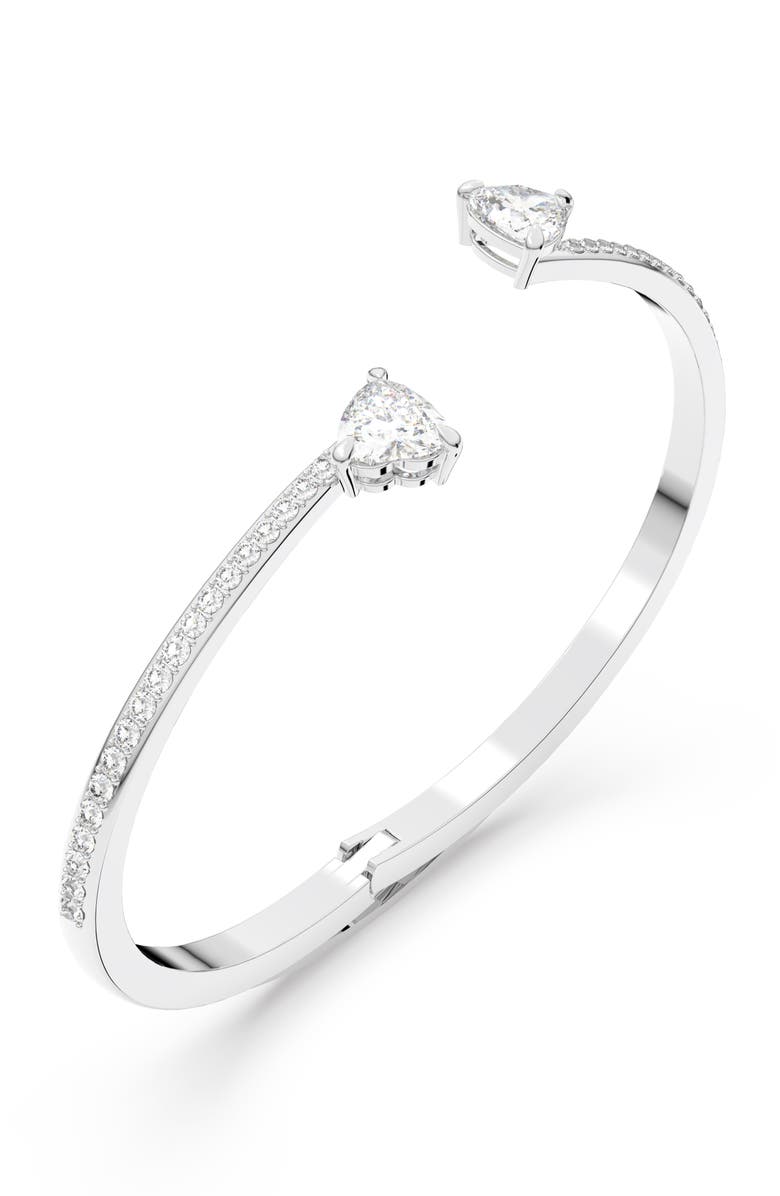 Swarovski Mesmera Bangle, Alternate, color, Silver