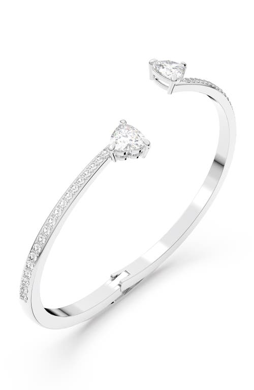 Swarovski Mesmera Attract Crystal Heart Bangle Bracelet