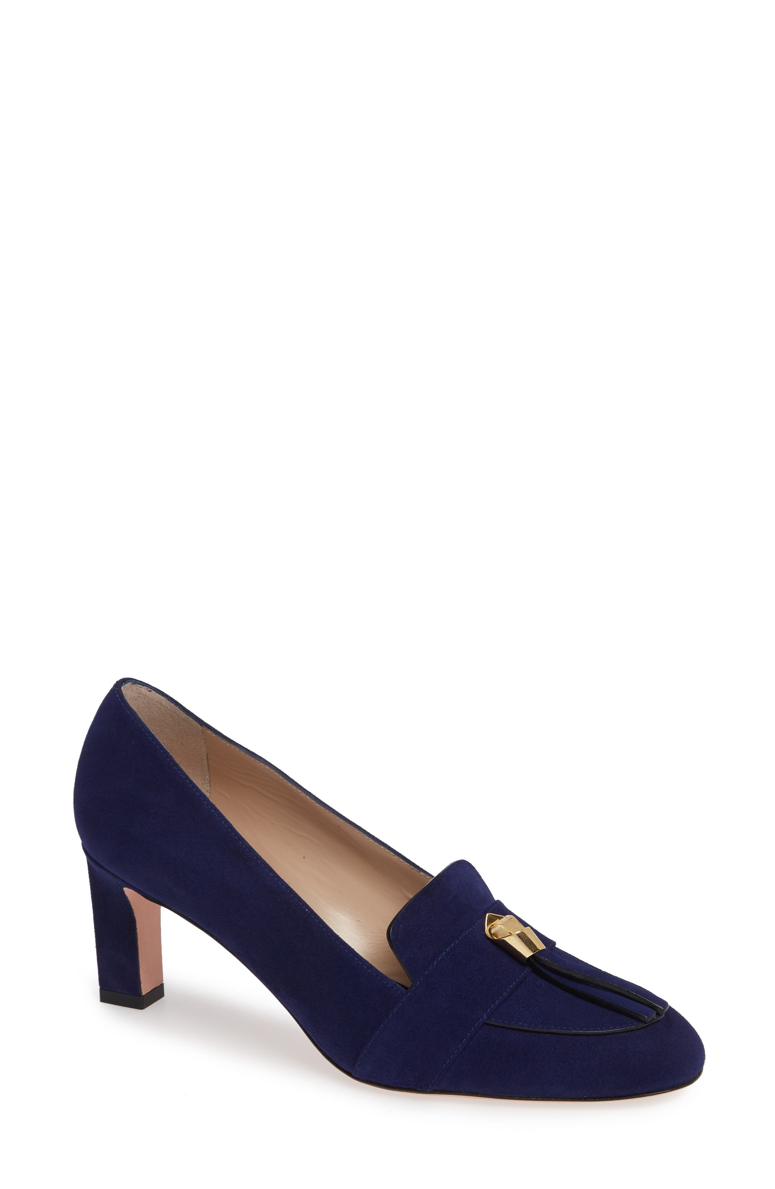 Martha Microknot Pump, Main, color, MARITIME SUEDE