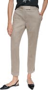 DKNY Faux Suede Ankle Pants