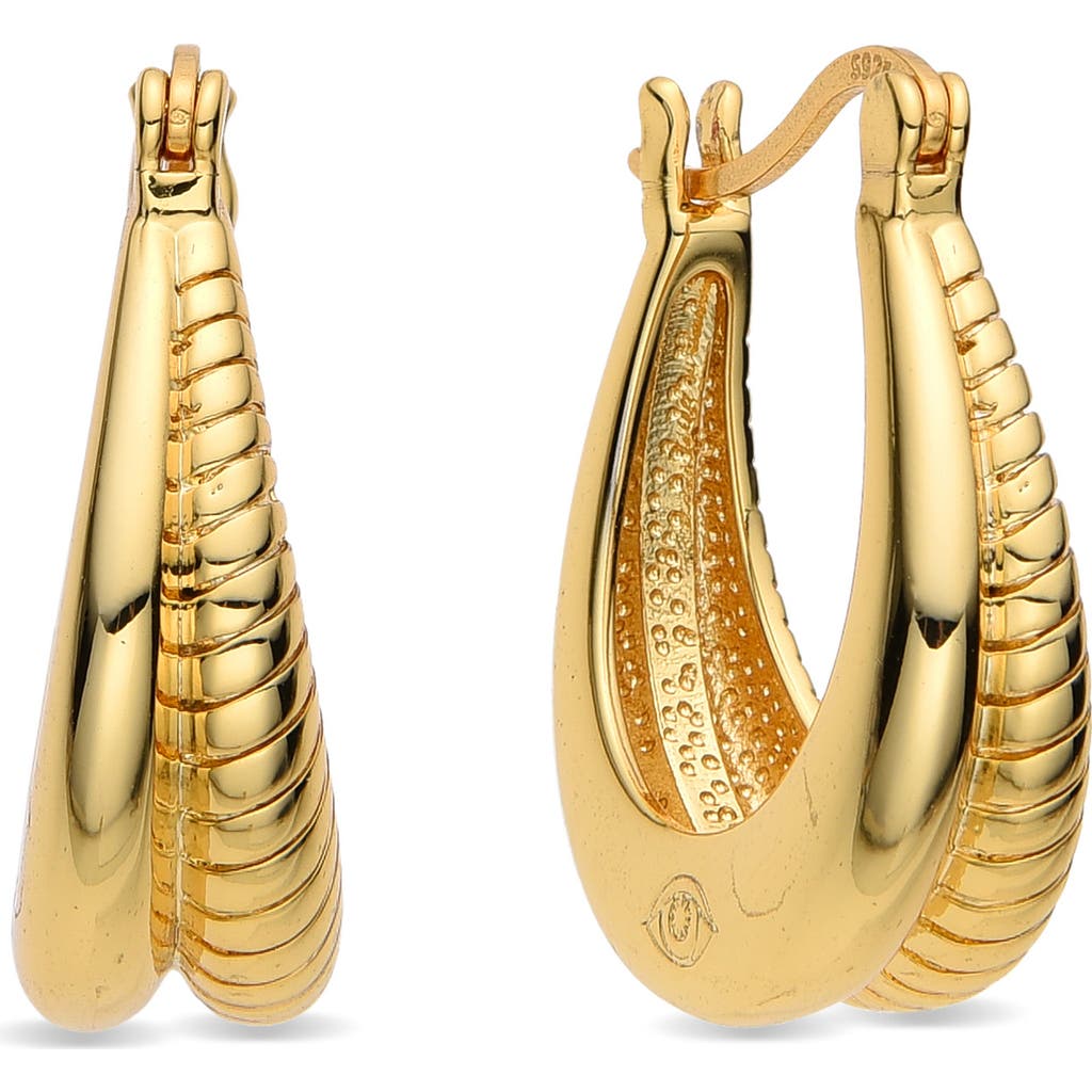 Eye Candy Los Angeles Lily Hoop Drop Earrings