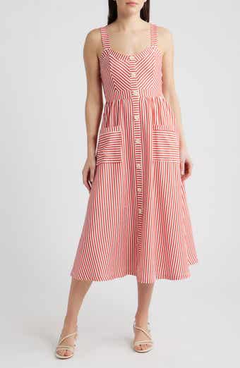 Stripe Patch Pocket Sundress