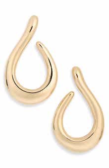 Thick Teardrop Earrings