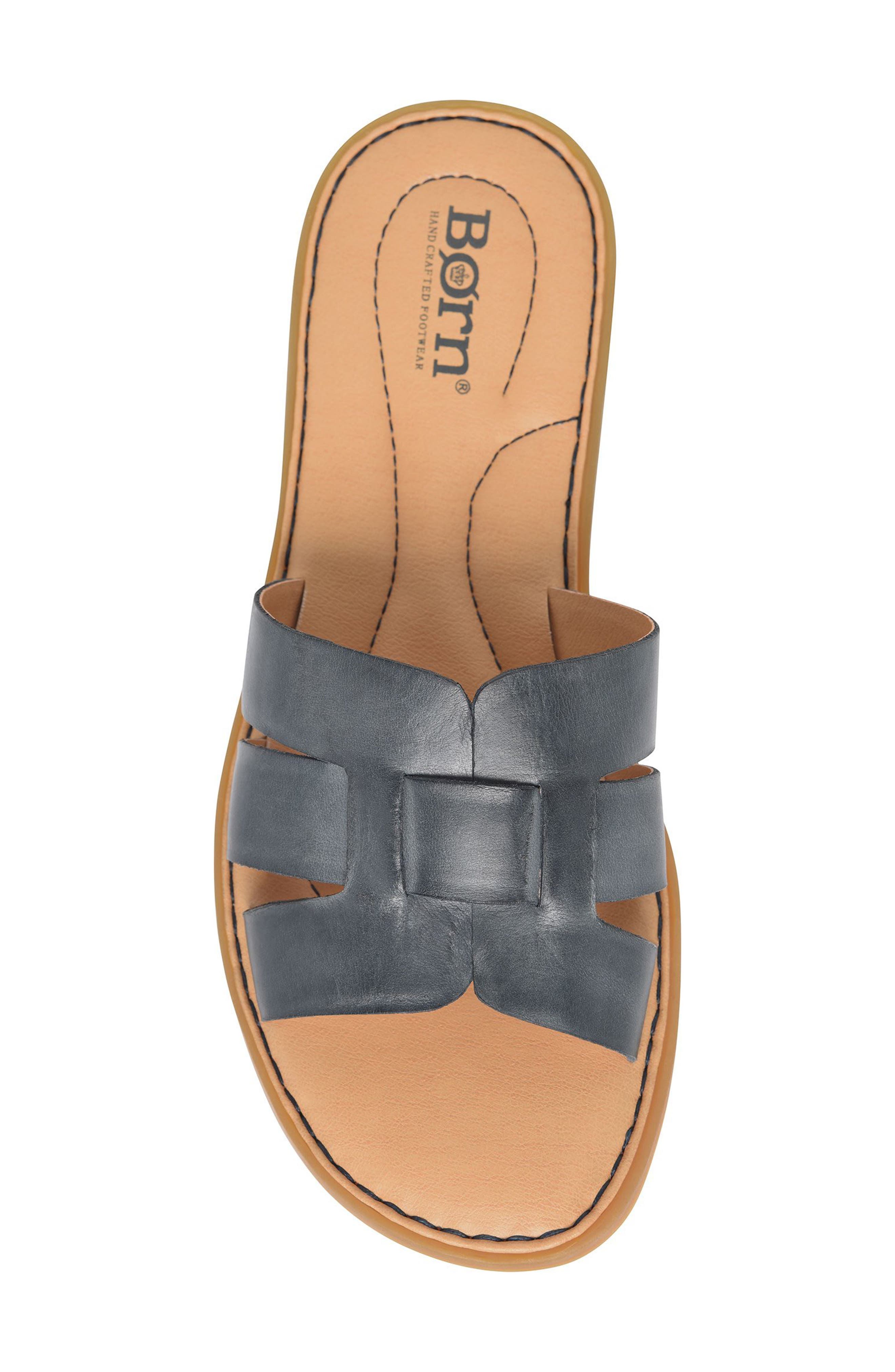 Mindi Slide Sandal, Alternate, color, NAVY LEATHER