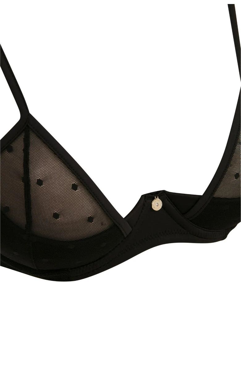 House Of Silk Matilda Lace Push Up Bra, Alternate, color, Black