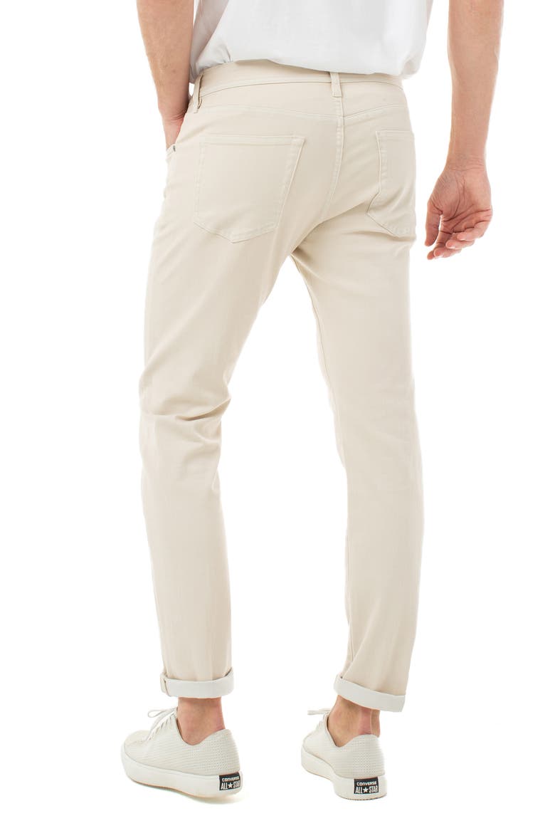 Kingston Modern Slim Straight Leg Jeans, Alternate, color, WHITE CHALK