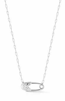 GLAZE JEWELRY Sterling Silver Pin Necklace