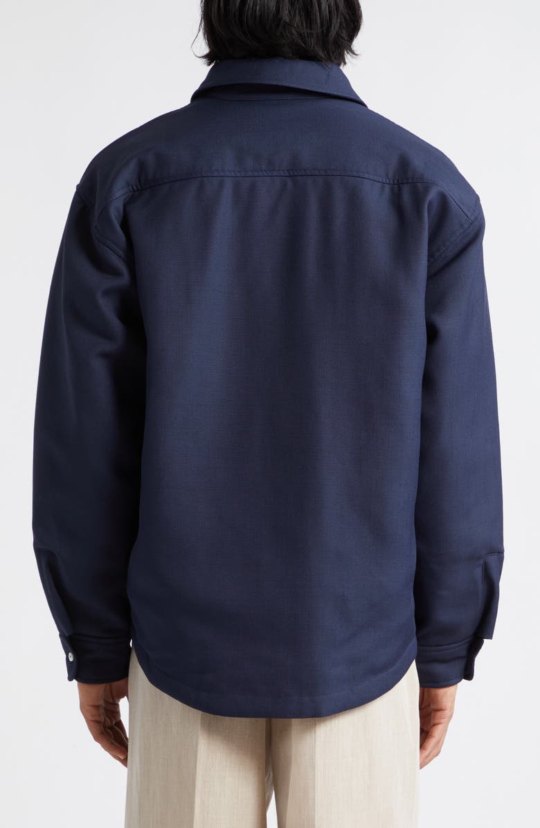 Jacquemus La Chemise Boulanger Padded Overshirt, Alternate, color,