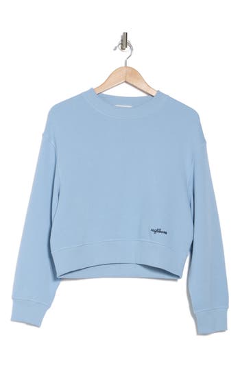 Rag & Bone Cotton Blend French Terry Sweatshirt