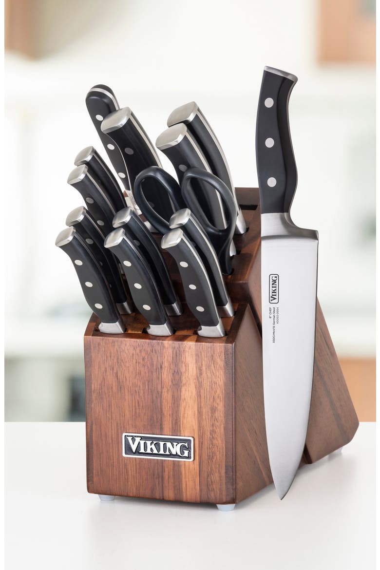 Clipper 15-Piece Knife Set, Alternate, color, NO COLOR