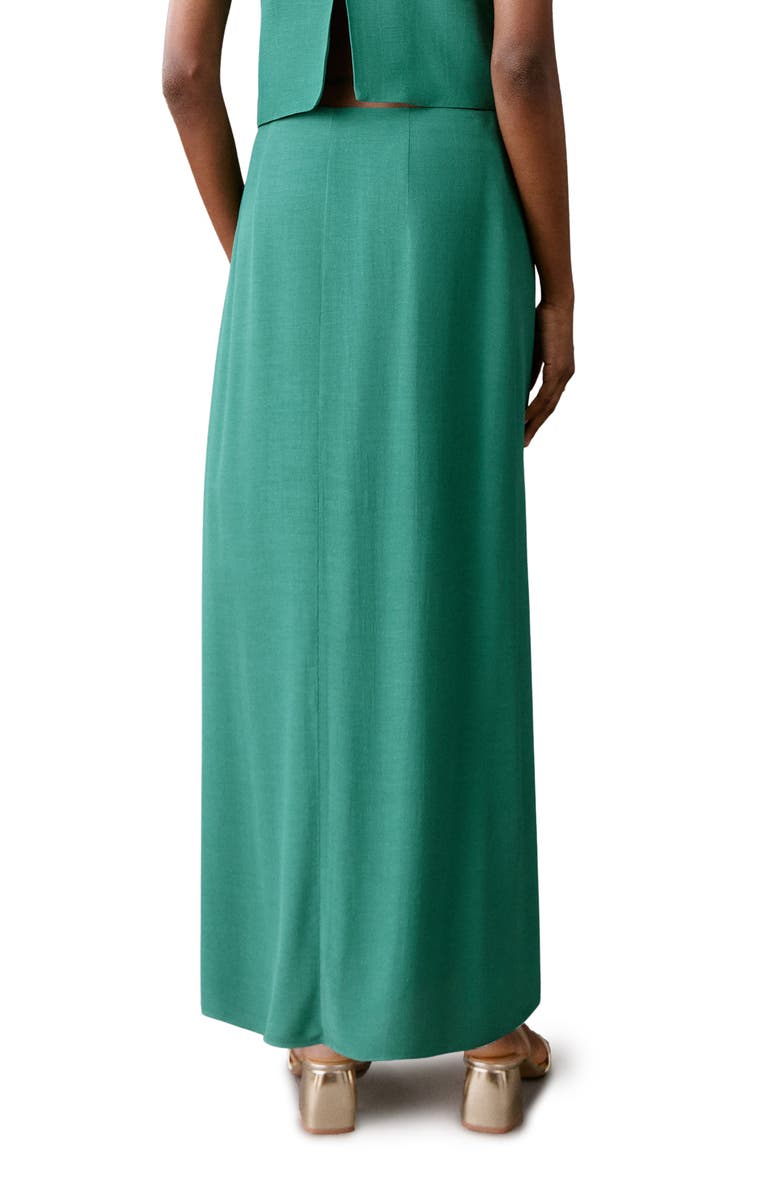 MANGO TEEN Solid Maxi Skirt, Alternate, color, 