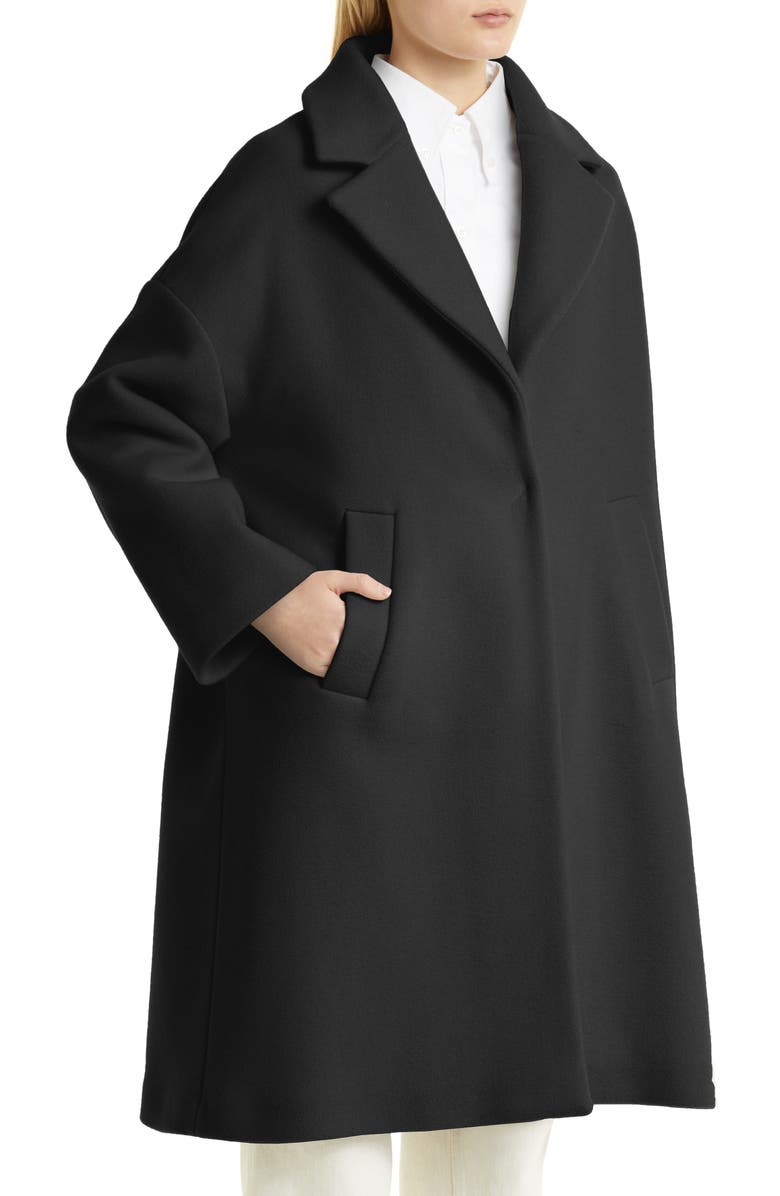 Herno Double Face Wool Blend Coat with Removable Down Liner, Alternate, color, 