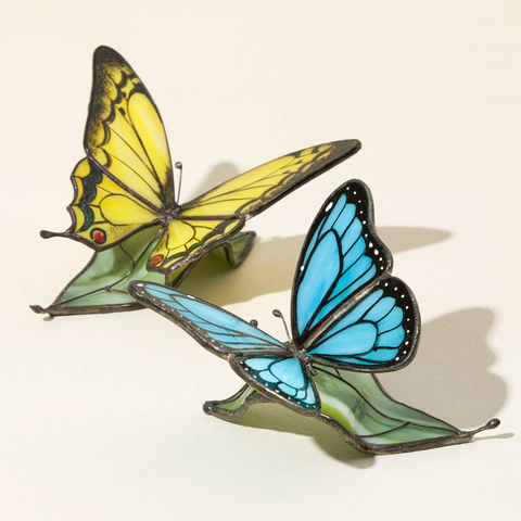 Stained Glass Butterflies with a Message