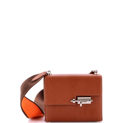 Verrou Bag Chevre Mysore and Canvas Mini