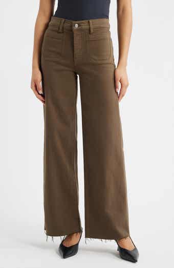 Le Slim Palazzo Modernist Pocket Wide Leg Jeans