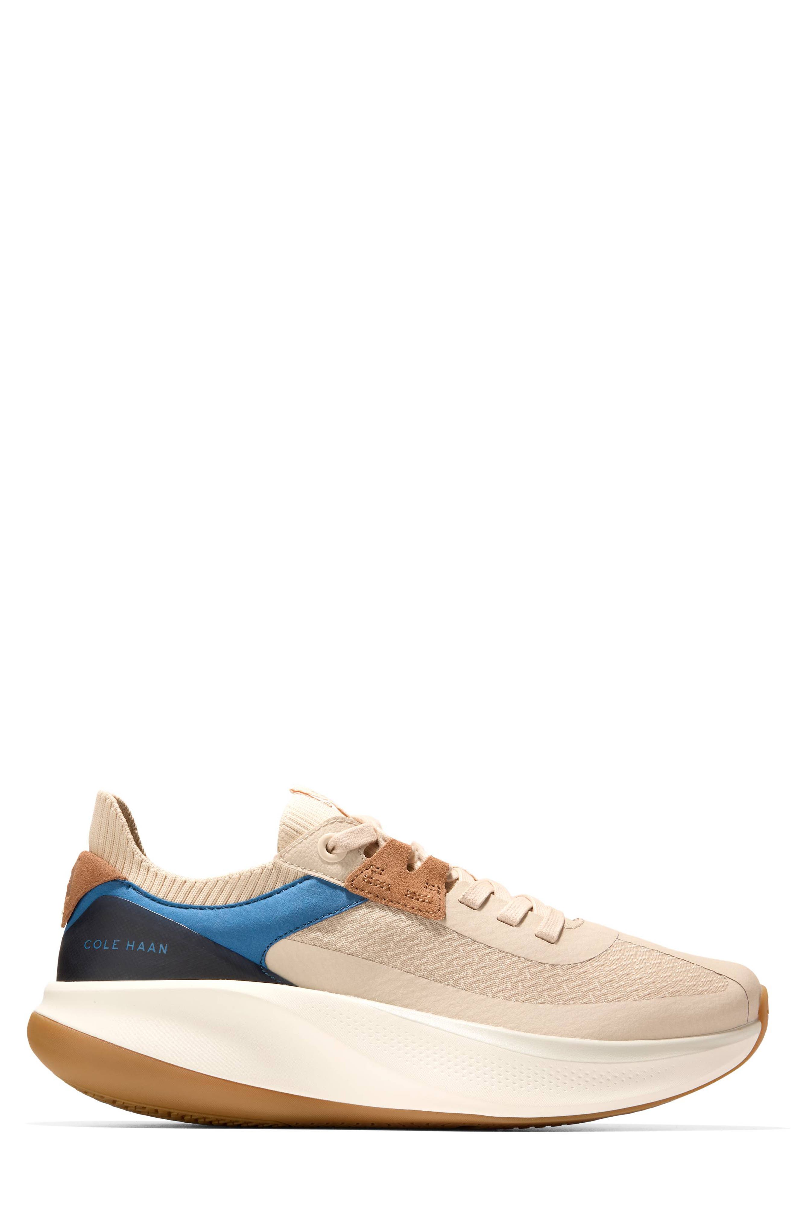 Cole Haan GRANDPRO All Day Runner Sneaker, Alternate, color, Oat / Blue/ Ivory