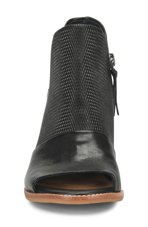 Söfft Molly Open Toe Bootie In Black