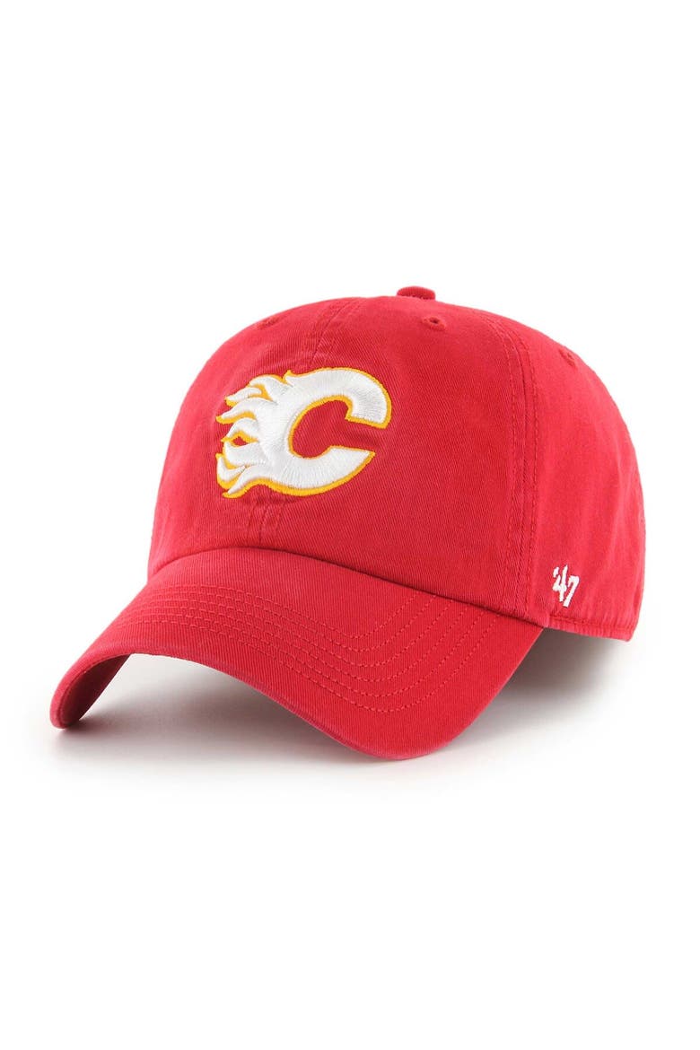Men's '47 Red Calgary Flames Classic Franchise Fitted Hat, Main, color, Red